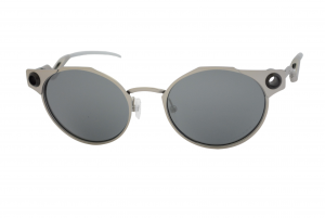 óculos de sol Oakley mod Deadbolt satin chrome w/prizm black 6046-0150
