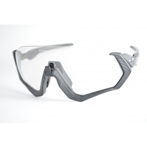 óculos de sol Oakley mod Flight Jacket steel w/clear black iridium photochromic 9401-0737
