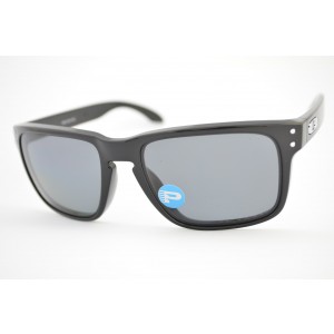 óculos de sol Oakley mod Holbrook polished black w/grey polarized 009102L-02
